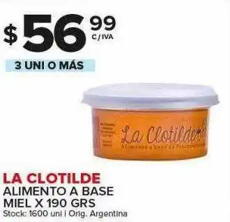 Carrefour Maxi La Clotilde Alimento A Base Miel oferta