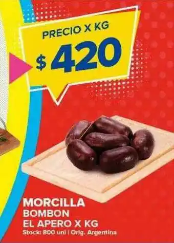 Carrefour Maxi Morcilla Bombon El Apero oferta
