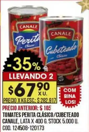 Coto Tomates Perita Clásico Cubeteado Canale oferta