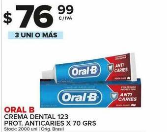 Carrefour Maxi Oral B Crema Dental 123 Prot. Anticaries oferta