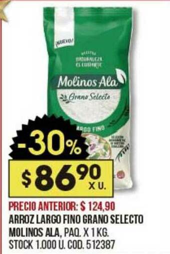 Coto Arroz Largo Fino Grano Selecto Molinos Ala oferta