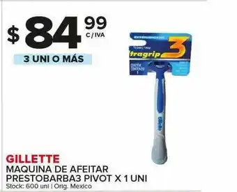 Carrefour Maxi Gillette Maquina De Afeitar Prestobarba3 Pivot oferta