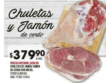 Coto Chuletas De Jamón Jamón De Cerdo Con Hueso oferta