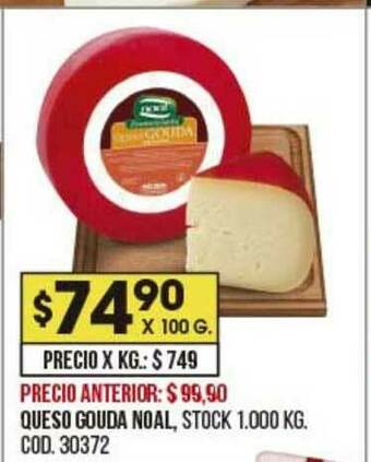 Coto Queso Gouda Noal oferta