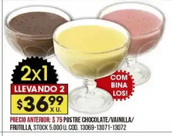 Coto Postre Chocolate Vainilla Frutilla oferta