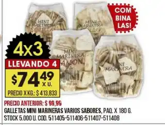 Coto Galletas Mini Marineras Varios Sabores oferta