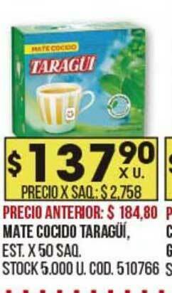 Coto Mate Cocido Taragüí oferta