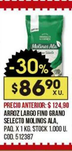 Coto Arroz Largo Fino Grano Selecto Molinos Ala oferta