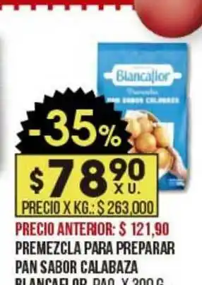 Coto Premezcla Para Preparar Pan Sabor Calabaza Blancaflor oferta