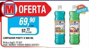 Maxiconsumo Limpiador Poett oferta