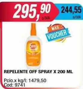 Maxiconsumo Repelente Off Spray oferta