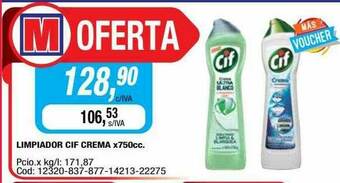 Maxiconsumo Limpiador Cif Crema oferta