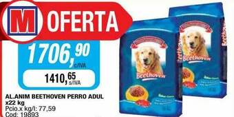 Maxiconsumo Al. Anim Beethoven Perro Adul oferta