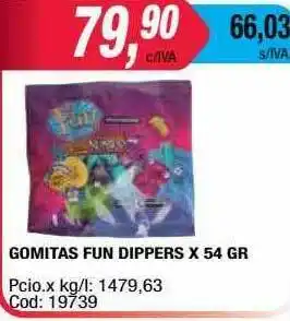 Maxiconsumo Gomitas Fun Dippers oferta