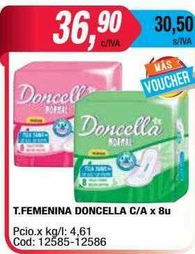 Maxiconsumo T. Femenina Doncella C A oferta