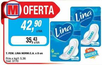 Maxiconsumo T. Fem. Lina Norm. C. A. oferta