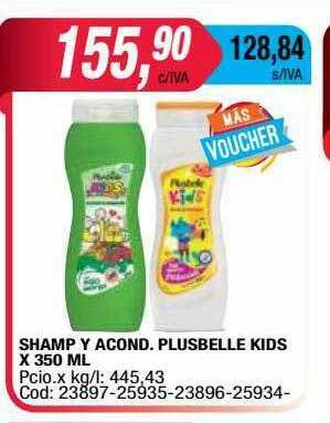 Maxiconsumo Shamp Y Acond. Plusbelle Kids oferta