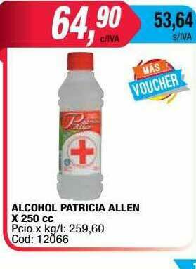 Maxiconsumo Alcohol Patricia Allen oferta