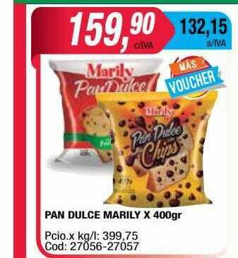 Maxiconsumo Pan Dulce Marily oferta