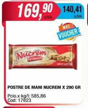 Maxiconsumo Postre De Mani Nucrem oferta
