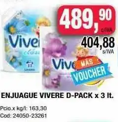 Maxiconsumo Enjuague Vivere D-pack oferta