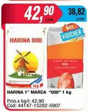 Maxiconsumo Harina 1° Marca oferta