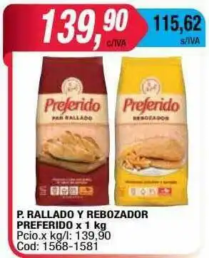 Maxiconsumo P. Rallado Y Rebozador Preferido oferta