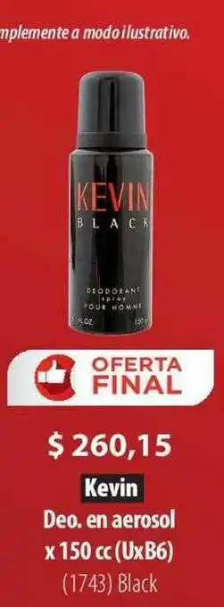 Parodi Kevin Deo. En Aerosol X 150 Cc oferta