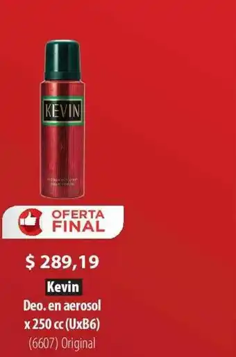 Parodi Kevin Deo. En Aerosol X 250 Cc oferta