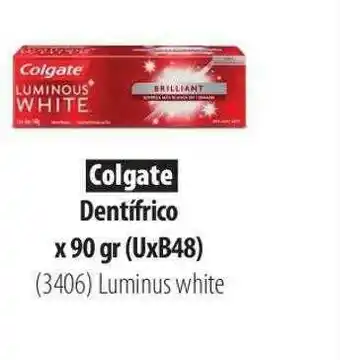 Parodi Colgate Dentifrico Luminus White oferta