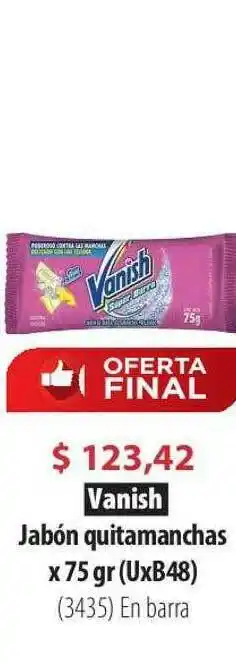 Parodi Vanish Jabón Quitamanchas oferta