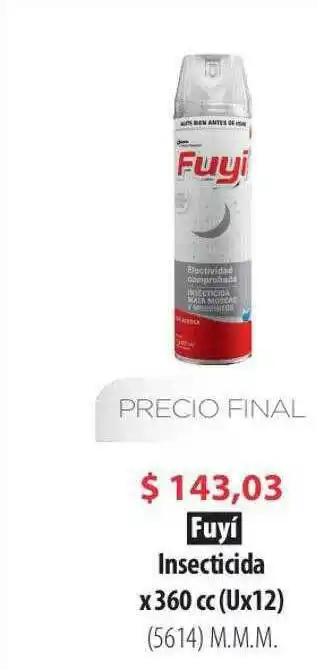 Parodi Fuyi Insecticida M.m.m. oferta