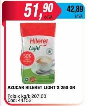 Maxiconsumo Azucar Hileret Light oferta