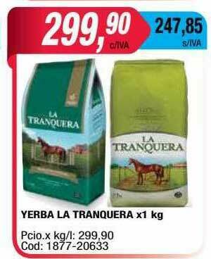 Maxiconsumo Yerba La Tranquera oferta