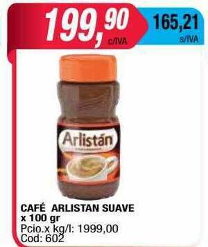 Maxiconsumo Café Arlistan Suave oferta