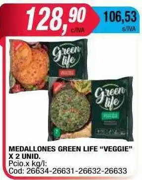 Maxiconsumo Medallones Geeen Life oferta