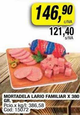 Maxiconsumo Mortadela Lario Familiar oferta
