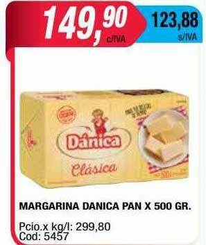 Maxiconsumo Margarina Danica Pan oferta