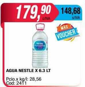 Maxiconsumo Agua Nestle oferta