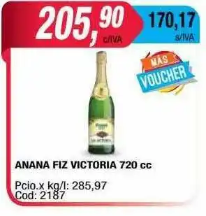 Maxiconsumo Anana Fiz Victoria oferta