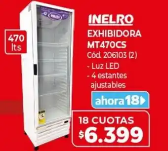 Naldo Lombardi Inelro Exhibidora MT470CS 18 Cuotas oferta