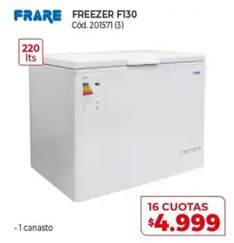Naldo Lombardi Frare Freezer FI30 16 Cuotas oferta