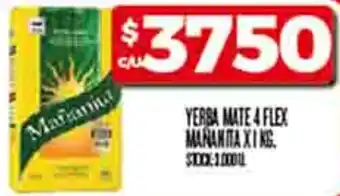 Supermercados DIA Mananita yerba mate 4 flex oferta