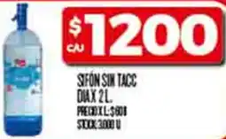 Supermercados DIA Dia sifón tacc oferta