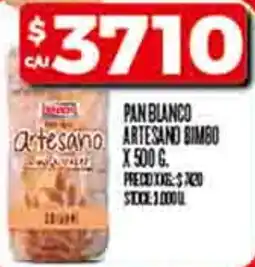 Supermercados DIA Pan blanco artesano artesand bimbo oferta