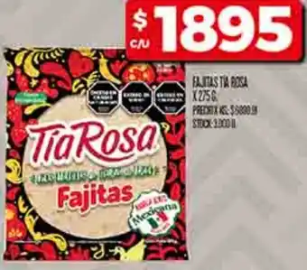 Supermercados DIA Tía fajitas oferta