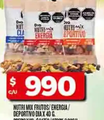 Supermercados DIA Dia nutri mix frutos/energia/ deportivo oferta