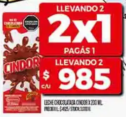 Supermercados DIA Cindor leche chocolatada oferta