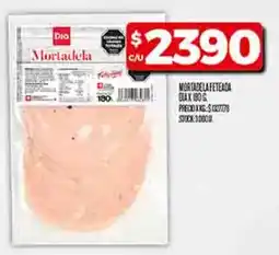 Supermercados DIA Mortadela feteada oferta