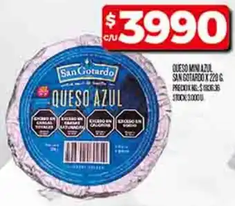 Supermercados DIA Queso mini azul san gotardo oferta